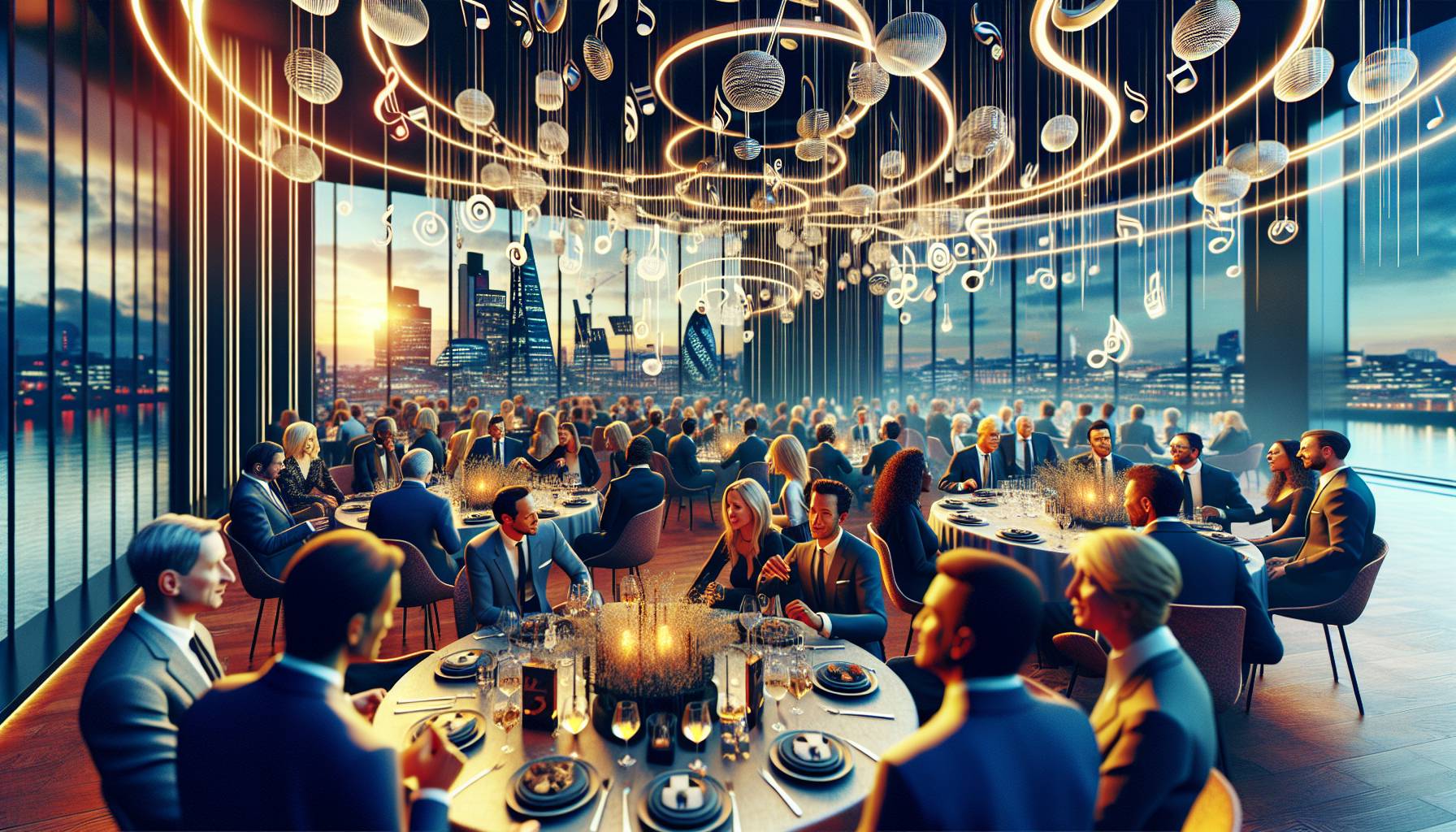 Music Industry Executives Assemble at Luminate and Music Business Worldwide Dinner in London